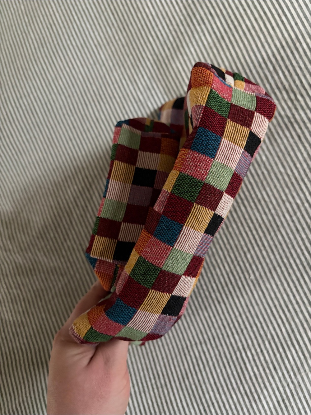 Check Zippered Pouch Set - Picture 8 of 8
